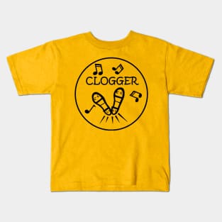 CLOGGER BLK Kids T-Shirt